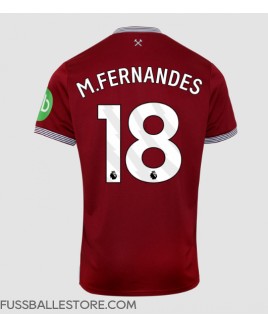 Günstige West Ham United Mateus Fernandes #18 Heimtrikot 2025-26 Kurzarm